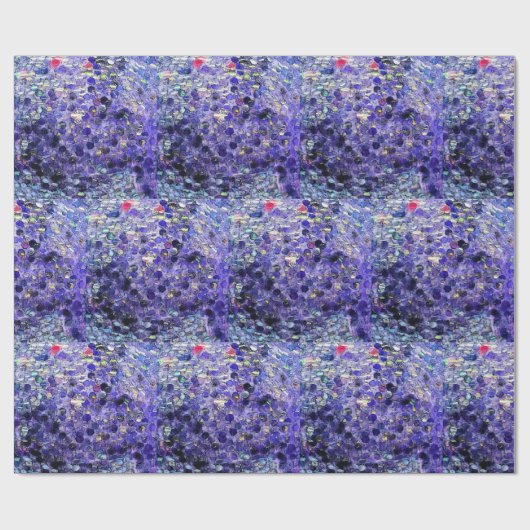 Papier Cadeau Bleu brillant (Plat)