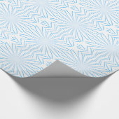 Papier Cadeau Bleu clair Abstrait (Coin)