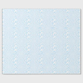 Papier Cadeau Bleu clair Abstrait (Plat)