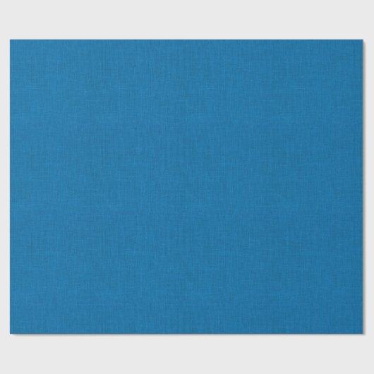 Papier Cadeau Bleu clair Burlap Texture (Plat)