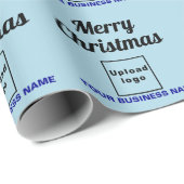 Papier Cadeau Bleu Clair | Business | Papier d'enveloppement de  (Coin rond)