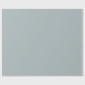 Papier Cadeau Bleu clair Gris Simple Couleur uni (Plat)