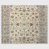 Papier Cadeau Bleu de bébé Dusty Kashan (Plat)