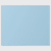 Papier Cadeau Bleu de Cornflower solide (Plat)