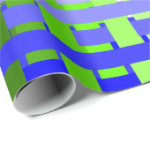 Papier Cadeau Bleu dégradé (Coin rond)