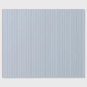 Papier Cadeau Bleu Double Minces Rayures Blanches Anniversaire (Plat)