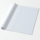 Papier Cadeau Bleu doux blanc pastel couleur uni (Déroulé)