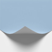 Papier Cadeau Bleu doux d'hiver (Coin)