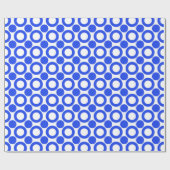 Papier Cadeau Bleu du point 3 (Plat)