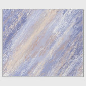 Papier Cadeau Bleu et beige Abstrait et embrouillé (Plat)
