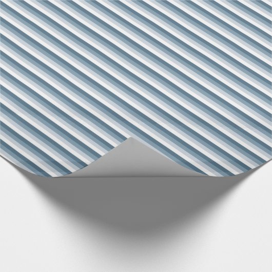 Papier Cadeau Bleu et blanc (Coin)