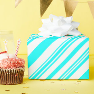 Papier Cadeau Bleu et blanc