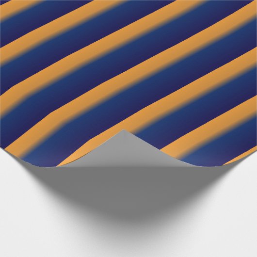 Papier Cadeau Bleu et orange (Coin)