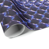 Papier Cadeau Bleu et pourpre (Coin rond)