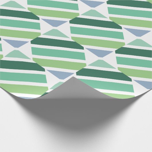 Papier Cadeau Bleu et vert (Coin)