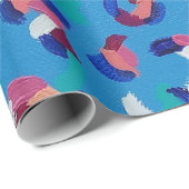 Papier Cadeau Bleu étoile (Coin rond)