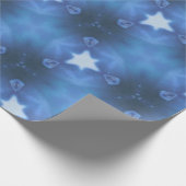 Papier cadeau bleu étoile (Coin)