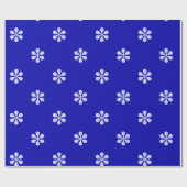 Papier Cadeau Bleu étoiles Simple Minimal (Plat)