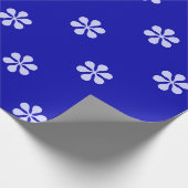 Papier Cadeau Bleu étoiles Simple Minimal (Coin)
