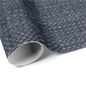 Papier Cadeau Bleu foncé Jean Denim (Coin rond)
