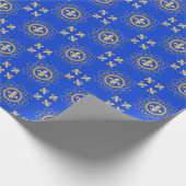 Papier Cadeau Bleu français (Coin)