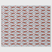 Papier Cadeau Bleu Français mignon Vous êtes mon homard Romance (Plat)