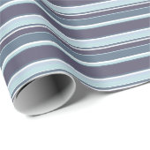 Papier Cadeau Bleu-gris (Coin rond)