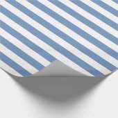 Papier Cadeau Bleu/gris et blanc (Coin)