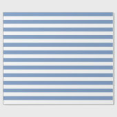 Papier Cadeau Bleu/gris et blanc (Plat)