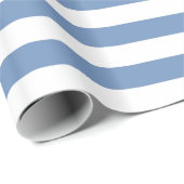 Papier Cadeau Bleu/gris et blanc (Coin rond)