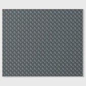Papier Cadeau Bleu Historique (Plat)