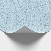 Papier Cadeau Bleu juste noté (Coin)