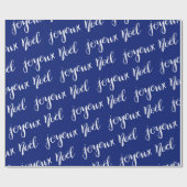 Papier Cadeau Bleu manuscrit des vacances | de manuscrit de (Plat)