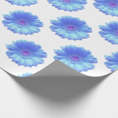 Papier Cadeau Bleu marguerite (Coin)