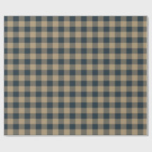 Bleu marine beige plaid de Buffalo à carreaux fest
