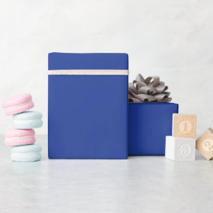 Papier Cadeau bleu marine couleur solide