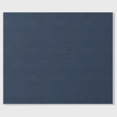 Papier Cadeau Bleu marine texturé (Plat)