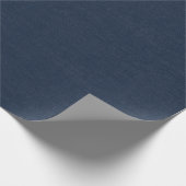 Papier Cadeau Bleu marine texturé (Coin)