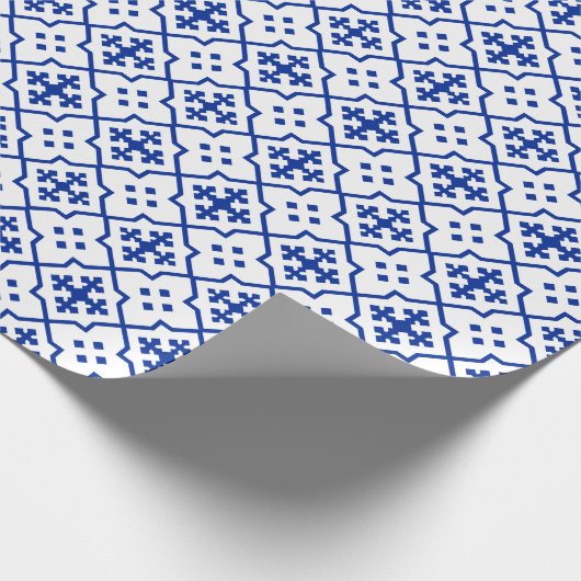 Papier Cadeau Bleu marocain (Coin)