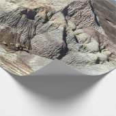 Papier Cadeau Bleu Mesa Badlands (Coin)