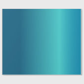 Papier Cadeau Bleu métallique (Plat)