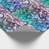Papier Cadeau Bleu octopique (Coin)