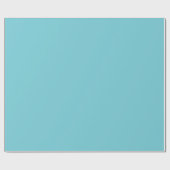 Papier Cadeau Bleu Œuf de Merle Uni (Plat)