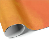 Papier Cadeau bleu orange (Coin rond)