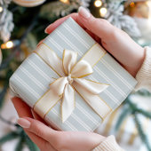 Papier Cadeau Bleu Pastel minimum de bande