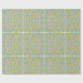 Papier Cadeau bleu pastel stars abstrait miroir d'art motif (Plat)