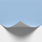 Papier Cadeau Bleu pastel uni (Coin)