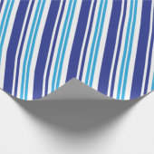 Papier Cadeau Bleu Peppermenthe (Coin)