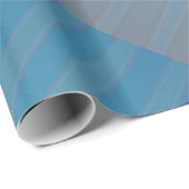 Papier Cadeau Bleu pourpre bande moderne géométrique Abstrait (Coin rond)