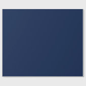 Papier Cadeau Bleu riche (solide) (Plat)